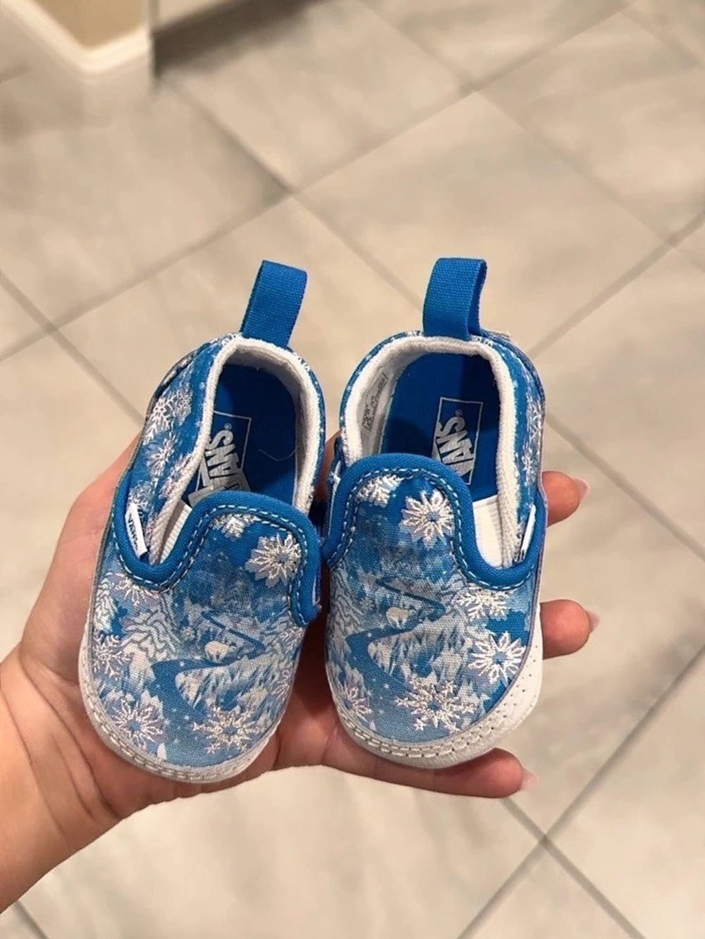 Vans Baby Crib Sneakers Winter Wonderland